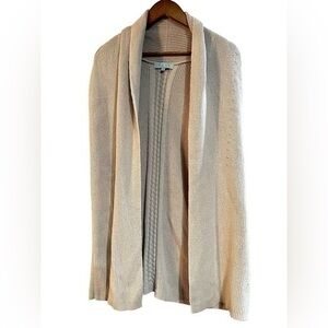 VASS Joan Vass Sleeveless Oversized Sweater Cardigan - size small